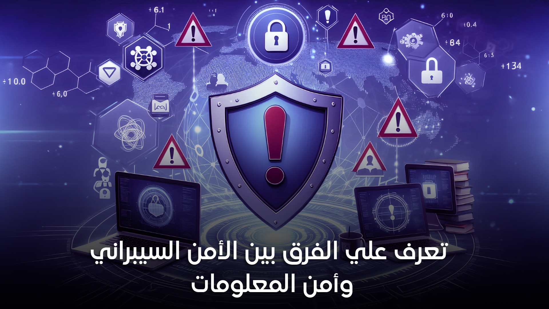 تعرف على الفرق بين الأمن السيبراني وأمن المعلومات