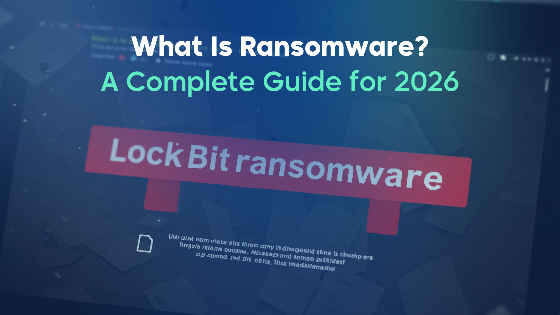 what is ransomware